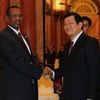 Chủ tịch nước Trương Tấn Sang tiếp Chủ tịch Quốc hội Sudan