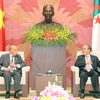 Chủ tịch Quốc hội Nguyễn Sinh Hùng tiếp Chủ tịch Hạ viện Algeria