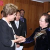 Phó Chủ tịch nước Nguyễn Thị Doan tiếp kiến Tổng thống Brazil