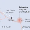 Động đất mạnh 6,9 độ Richter rung chuyển quần đảo Solomon