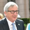 Chủ tịch Ủy ban châu Âu Jean-Claude Juncker tới dự Hội nghị bất thường EU tại Brussels ngày 23/4. (Nguồn: AFP/TTXVN)