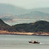 Đảo Gal thuộc khu vực hải giới phía tây, ngay sát Giới tuyến phía Bắc (NLL) trên biển Hoàng Hải. ngày 28/5/2009. (Nguồn: Yonhap/TTXVN)