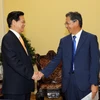 Thủ tướng Nguyễn Tấn Dũng tiếp Đại sứ Nhật Bản tại Việt Nam Hiroshi Fukada đến chào xã giao. (Ảnh: Đức Tám/TTXVN)