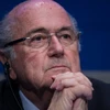 Chủ tịch FIFA Sepp Blatter trong cuộc họp báo tại trụ sở Liên đoàn bóng đá ở Zurich ngày 2/6. (Nguồn: AFP/TTXVN)