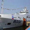 Tàu cảnh sát biển CSB 8002. (Ảnh: Trần Lê Lâm/TTXVN)