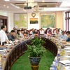Đoàn công tác Ủy ban Kiểm tra Trung ương làm việc tại Đắk Nông. (Ảnh: Ngọc Minh/TTXVN)