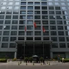 Quang cảnh bên ngoài trụ sở Ủy ban Chứng khoán Trung Quốc (CSRC) tại thủ đô Bắc Kinh ngày 9/7. (Nguồn: AFP/TTXVN)
