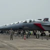 Máy bay chiến đấu F-15C của quân đội Mỹ tham gia một cuộc tập trận. (Nguồn: AFP/TTXVN)