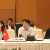 Đoàn Việt Nam tham dự phiên họp. (Ảnh: Chi Giáp/Vietnam+)