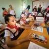 Quang cảnh một lớp học tại trường Baragua ở thủ đô Havana, Cuba ngày 1/9/2014. (Nguồn: AFP/TTXVN)