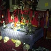 Bàn thờ ma quỷ tìm thấy trong nhà Dykema. (Nguồn: rt.com)