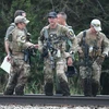 Cảnh sát Mỹ truy tìm các nghi phạm sát hại đồng nghiệp tại Fox Lake, Illinois ngày 1/9. (Nguồn: AFP/TTXVN)