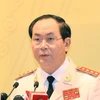 Đại tướng Trần Đại Quang, Ủy viên Bộ Chính trị, Bộ trưởng Bộ Công an. (Ảnh: Doãn Tấn/TTXVN)