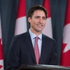 Thủ tướng Canada mới đắc cử Justin Trudeau tại cuộc họp báo ở Ottawa ngày 20/10. (Nguồn: AFP/TTXVN)