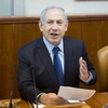 Thủ tướng Israel Benjamin Netanyahu tại một cuộc họp nội các ở Jerusalem ngày 1/11. (Nguồn: THX/TTXVN)