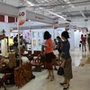 Gian hàng của Việt Nam tại Hội chợ. (Ảnh: Phạm Kiên/Vietnam+)