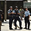 Cảnh sát Australia tuần tra tại quận trung tâm thương mại ở Sydney ngày 24/12. (Nguồn: AFP/TTXVN)