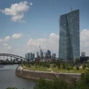 Trụ sở Ngân hàng ECB tại Frankfurt am Main, miền tây Đức ngày 16/7. (Nguồn: AFP/TTXVN)