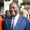 Tổng thống Côte d'Ivoire Alassane Ouattara. (Nguồn: AFP/TTXVN)
