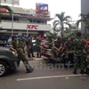 [Video] Khoảnh khắc quả bom phát nổ tại thủ đô Jakarta