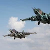 Máy bay Sukhoi của Nga tham gia không kích ở Syria. (Nguồn: Sputnik)