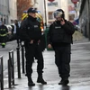 Cảnh sát Pháp tuần tra tại khu vực quận 18, thủ đô Paris ngày 7/1. (Nguồn: THX/TTXVN)