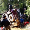 Một vụ tai nạn giao thông trên đèo Pha Đin. (Ảnh minh họa: Chính Tới-Công Luật/TTXVN)