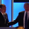 Thượng nghị sỹ bang Texas Ted Cruz (trái) và tỷ phú Donald Trump. (Nguồn: AFP/TTXVN)