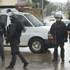 Cảnh sát Israel tuần tra tại thị trấn phía Bắc Arara ngày 8/1. (Nguồn: THX/TTXVN)