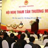 Thủ tướng Nguyễn Tấn Dũng dự Hội nghị Tham tán Thương mại năm 2016, do Bộ Công Thương tổ chức. (Ảnh: Doãn Tấn/TTXVN)