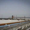 Cơ sở lọc dầu trên đảo Kharg thuộc vùng Vịnh, miền nam Iran ngày 23/2. (Nguồn: THX/TTXVN)