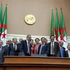 Ông Ngô Đức Mạnh, Phó chủ nhiệm Ủy ban Đối ngoại của Quốc hội gặp ông Bougherbal, Chủ tịch Ủy ban Đối Ngoại của Thượng viện Algeria. (Ảnh: Thanh Bình/Vietnam+)