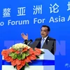 Thủ tướng Trung Quốc Lý Khắc Cường phát biểu tại lễ khai mạc Diễn đàn châu Á Bác Ngao. (Nguồn: THX/TTXVN) 