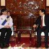 Chủ tịch nước Trương Tấn Sang tiếp Đại sứ Thái Lan tại Việt Nam, ngài Manopchai Vongphakdi đến trình Quốc thư. (Ảnh: Nguyễn Khang/TTXVN)