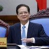 Thủ tướng Nguyễn Tấn Dũng chủ trì Phiên họp Chính phủ tháng 3. (Ảnh: Đức Tám/TTXVN)