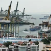 Cảng container Pasir Panjang PSA, Singapore. (Nguồn: AFP/TTXVN)
