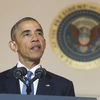 Tổng thống Mỹ Barack Obama phát biểu tại Nhà Trắng ở thủ đô Washington ngày 13/5. (Nguồn: AFP/TTXVN)