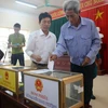 Cử tri bầu cử tại Quảng Ninh. (Ảnh: Nguyễn Hoàng/TTXVN)