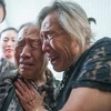 Hai chị em không cầm được nước mắt khi gặp nhau sau 73 năm. (Nguồn: CCTVNews)