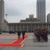 Thủ tướng Lý Hiển Long và người đồng cấp Mông Cổ Jargaltulga Erdenebat. (Nguồn: straitstimes.com)