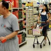 Hàng hóa tại các siêu thị ở Trung Quốc. (Nguồn: AFP/TTXVN)