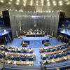 Toàn cảnh phiên họp Thượng viện Brazil ngày 9/8. (Nguồn: EPA/TTXVN)