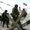 Binh lính Nga canh gác tại biên giới với Ukraine. (Nguồn: Reuters)