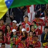 Đoàn vận động viên Trung Quốc tham gia diễu hành tại lễ bế mạc Thế vận hội Rio. (Nguồn: AFP/TTXVN)