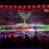 Một tiết mục nghệ thuật tại lễ bế mạc Thế vận hội Rio. (Nguồn: AFP/TTXVN)
