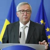 Chủ tịch EC Jean-Claude Juncker phát biểu trong cuộc họp báo ở Brussels, Bỉ ngày 19/7. (Nguồn: THX/TTXVN)