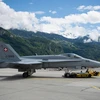 Chiến đấu cơ 1 người lái F/A-18C của Thụy Sĩ. (Nguồn: swissinfo.ch)