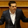 Thủ tướng Hy Lạp Alexis Tsipras phát biểu tại Quốc hội ngày 22/5. (Nguồn: EPA/TTXVN)