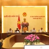 Chủ tịch Quốc hội Nguyễn Thị Kim Ngân phát biểu bế mạc phiên họp thứ 2. (Ảnh: Phương Hoa/TTXVN)