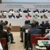 Các đại biểu thảo luận tại hội nghị thượng đỉnh Liên minh châu Phi (EU) lần thứ 27 ngày 17/7. (Nguồn: AFP/TTXVN)